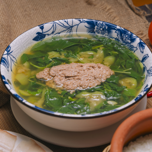 Canh Cua Rau Đai  